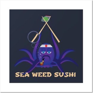 Sea Weed Sushi Posters and Art